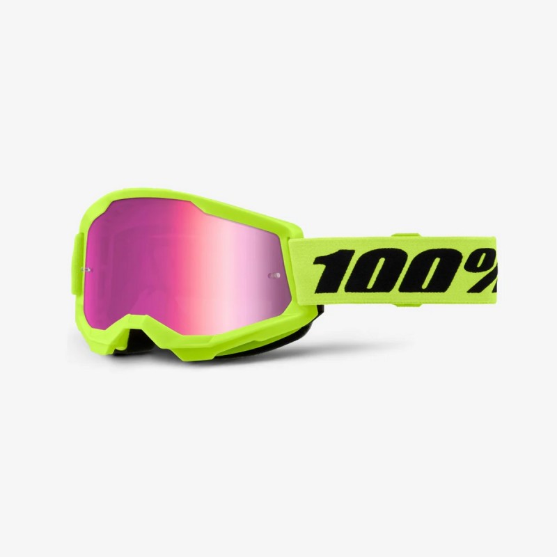 100 Procent gogle Model Strata 2 Neon Yellow - Gogle, Kaski i gogle