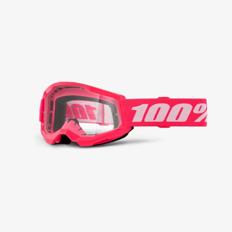 100 procent gogle model Strata 2 Youth Junior Pink - Gogle, kaski i gogle