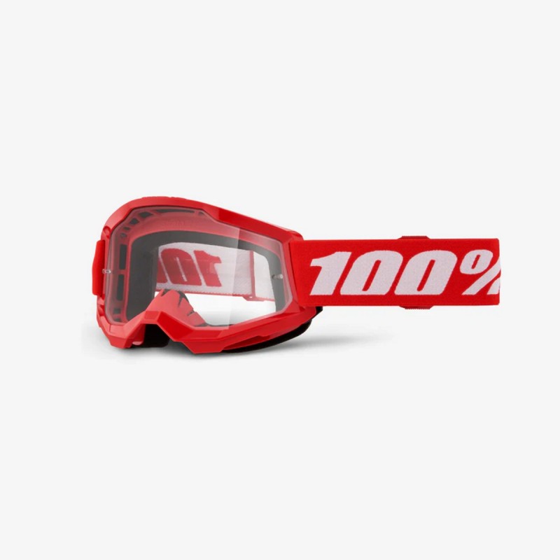 100 Procent Strata 2 Youth Junior Red - Gogle, kaski i gogle