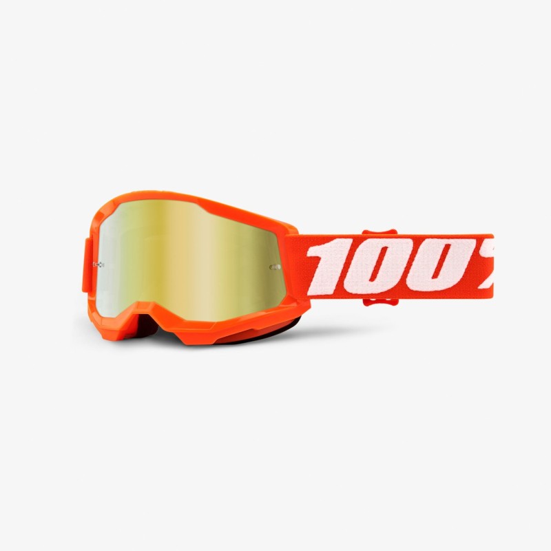 100 procent gogle model strata 2 youth junior orange - Gogle, Kaski i gogle