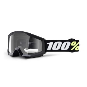 100 procent gogle Strata Mini Black Junior - Gogle, kaski i gogle