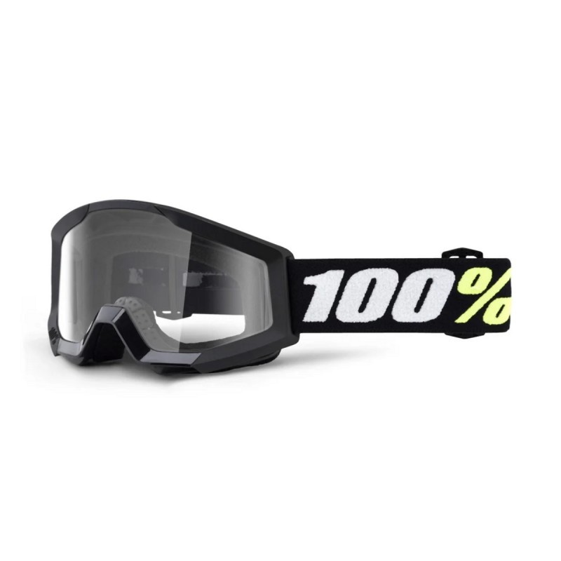 100 procent gogle Strata Mini Black Junior - Gogle, kaski i gogle
