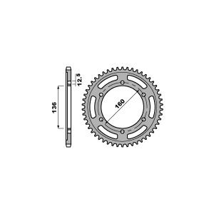 PBR WYPRZEDAZ ZĘBATKA TYLNA 500M 40 C45 GPZ 1000 RX (ŁAŃC. 630)