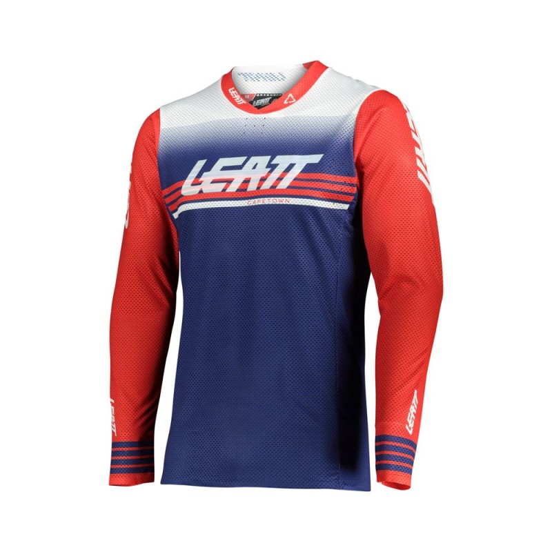 Leatt Koszulka Moto 5.5 Ultraweld Jersey Royal Granatowy/Czerwony S