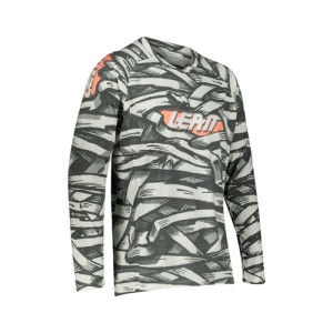LEATT Koszulka Rowerowa MTB Gravity 2.0 Jersey Mummy czarny/biały rozmiar L