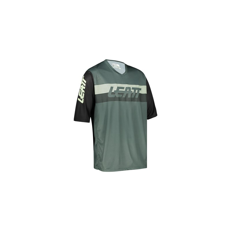 LEATT Koszulka Rowerowa MTB Enduro 3.0 Jersey Ivy Zielony/Czarny Rozmiar S