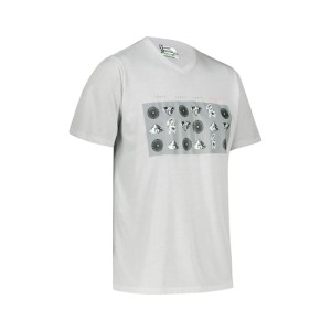 Koszulka rowerowa Leatt MTB AllMtn 2.0 Jersey Steel - Biały - Rozmiar XXL