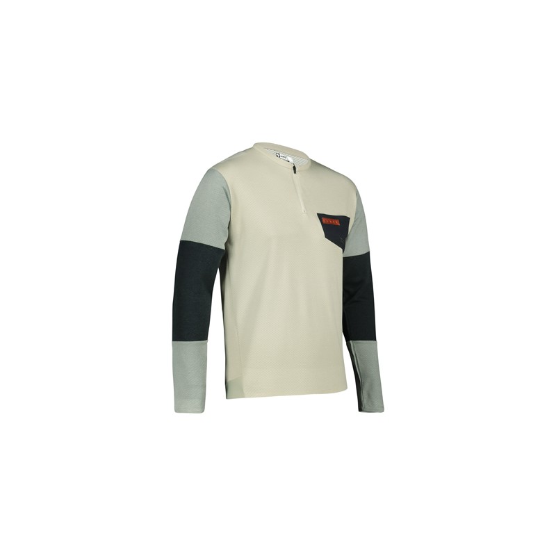 LEATT Koszulka Rowerowa MTB Trail 4.0 Jersey Desert Piaskowy/Czarny Rozmiar M
