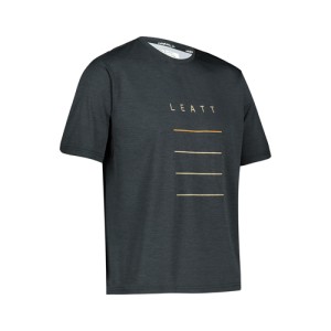 Koszulka rowerowa Leatt MTB Trail 1.0 Jersey Black - Rozmiar S