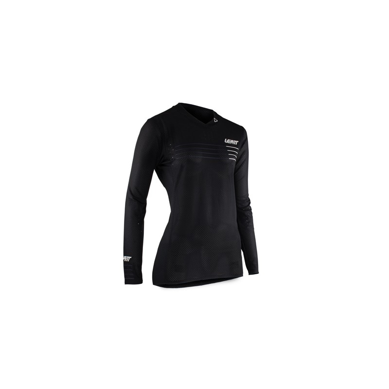 LEATT Koszulka Rowerowa Damska MTB Gravity 4.0 Jersey Black Rozmiar L