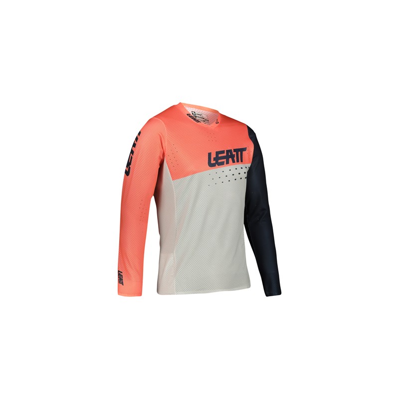 LEATT Koszulka Rowerowa Dziecięca MTB Gravity 4.0 Junior Jersey Coral Rozmiar L