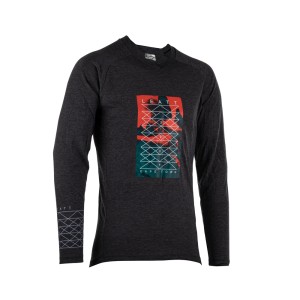 LEATT Koszulka Rowerowa MTB Gravity 2.0 Jersey Black Rozmiar L