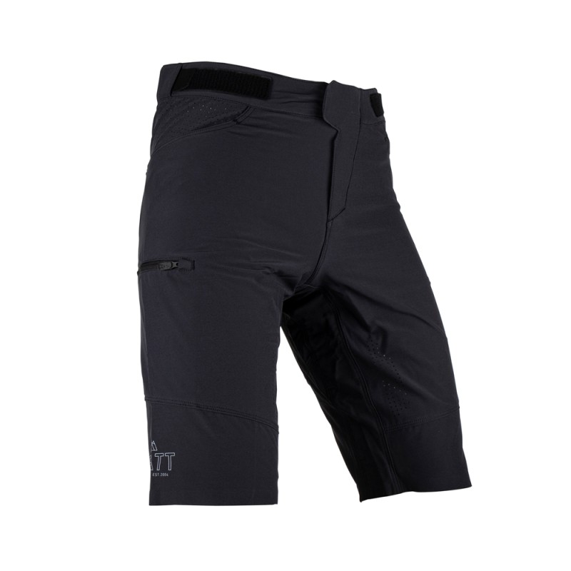 LEATT Spodenki Rowerowe MTB Trail 3.0 (+ Spodenki Wewnętrzne z Wkładką Gratis) Shorts Black Rozmiar XXL