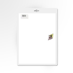 Komplet naklejek Blackbird, folia Crystall 0,4mm, 3 arkusze 47x33cm, kolor biały