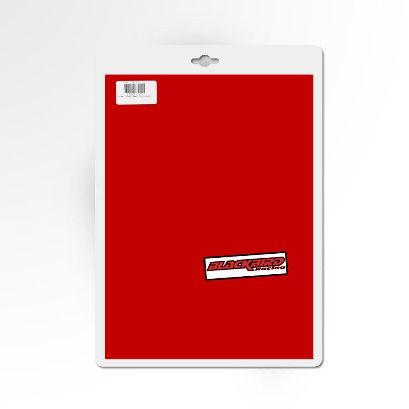 Blackbird Komplet Naklejek (Oklein) Folia Crystall 0,4 mm 3 x Arkusz 47x33cm, Kolor Czerwony