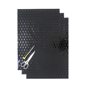 BLACKBIRD KOMPLET NAKLEJEK (OKLEIN) (FOLIA CRYSTALL 0,4 MM) (PERFOROWANA) 3 X ARKUSZ 47X33CM, KOLOR CZARNY