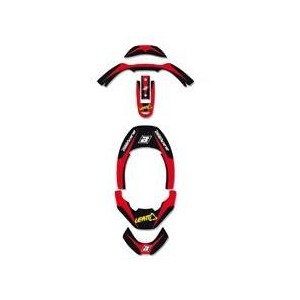 Naklejka na Leatt Brace - Czerwony - Wyprzedaż