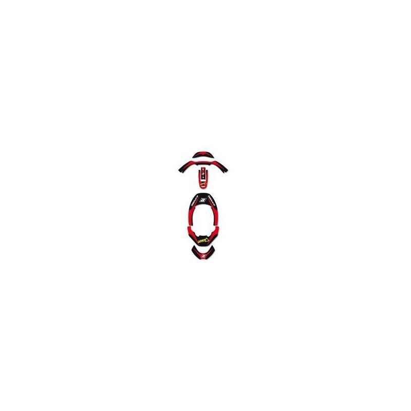 Naklejka na Leatt Brace - Czerwony - Wyprzedaż