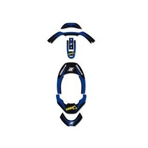 Naklejka na Leatt Brace w kolorze niebieskim - BLACKBIRD Wyprzedaż