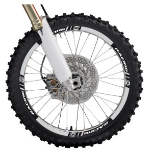 Naklejki na felgi - Komplet Blackbird Racing szary