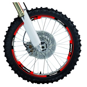 Komplet naklejek na felgi BLACKBIRD (racing) kolor czerwony