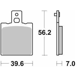 SBS KLOCKI HAMULCOWE NOWOŚĆ KH047 / KH47 OFF-ROAD SINTER KOLOR ZŁOTY