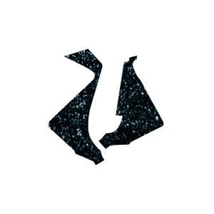 Komplet naklejek na filtr Suzuki RMZ 450 '05-'07 - BLACKBIRD - wyprzedaż