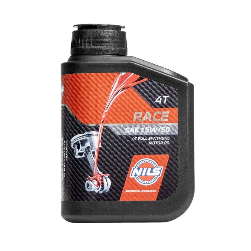 OLEJ SILNIKOWY 4T RACE SAE 15W50 100% SYNTETYK 1L - NILS (AKC)