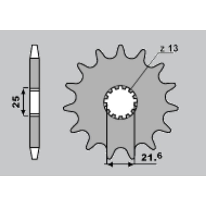 Zębatka przednia 564 14 Suzuki GSF 650/ DL 650/ SF 650 - Wyprzedaż!