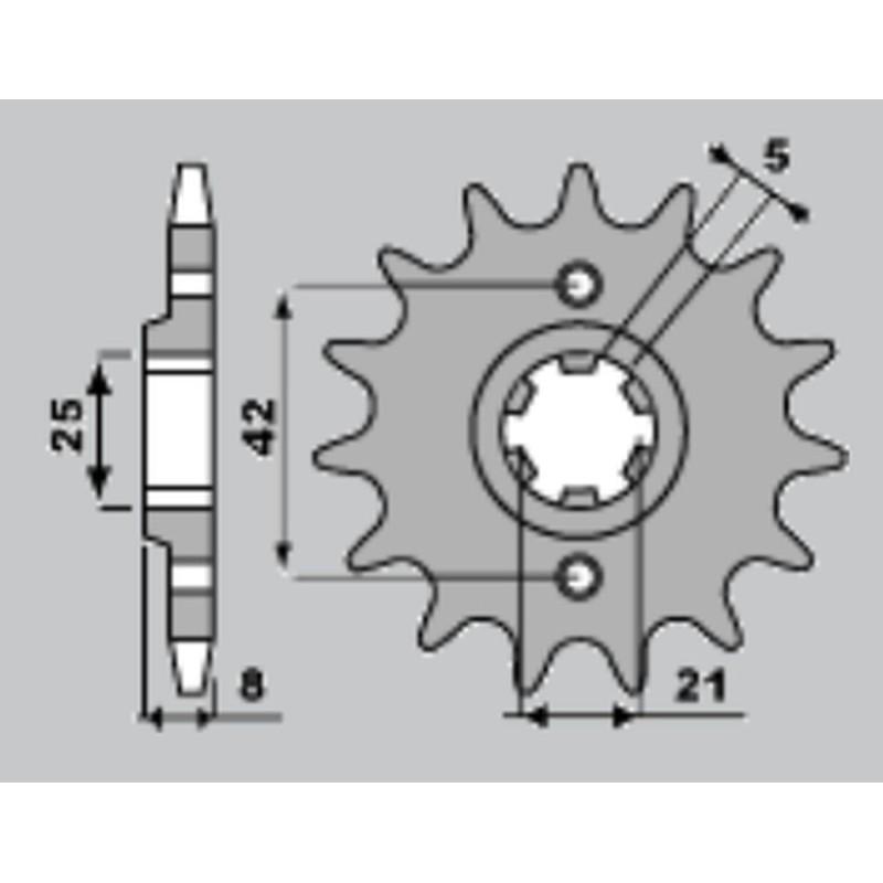 Zębatka przednia 575 15 Yamaha XT 600 '83-'86 - Wyprzedaż!