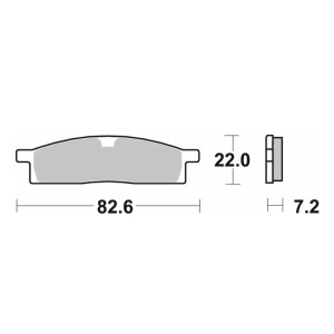SBS KLOCKI HAMULCOWE NOWOŚĆ KH119 OFF-ROAD RACING SINTER KOLOR ZŁOTY
