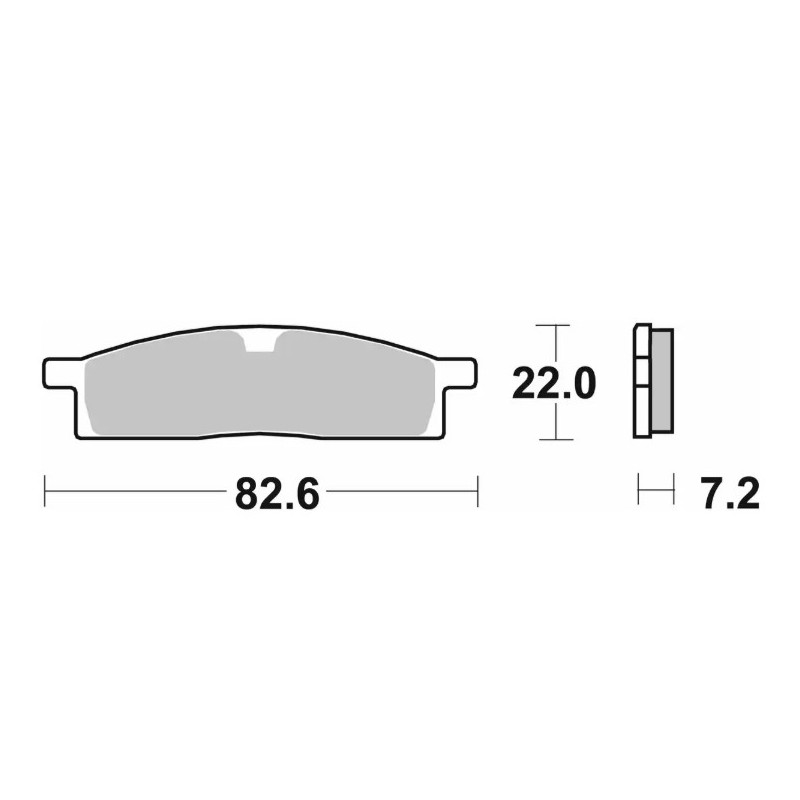SBS KLOCKI HAMULCOWE NOWOŚĆ KH119 OFF-ROAD RACING SINTER KOLOR ZŁOTY