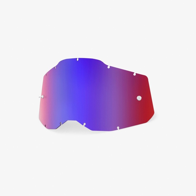 100 procent RC2/AC2/ST2 replacement lens mirror red/blue - Akcesoria do gogli, Kaski i gogle