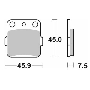 SBS KLOCKI HAMULCOWE NOWOŚĆ KH084 OFF-ROAD CARBON