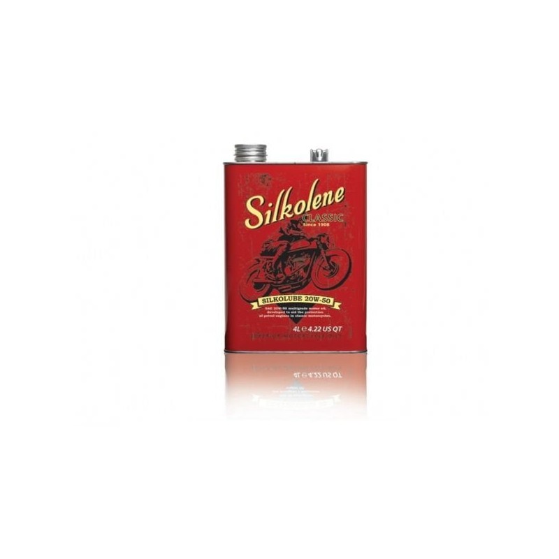 SILKOLENE FUCHS OLEJ SILNIKOWY SILKOLUBE 20W50 4T MINERALNY 4L - olej silnikowy