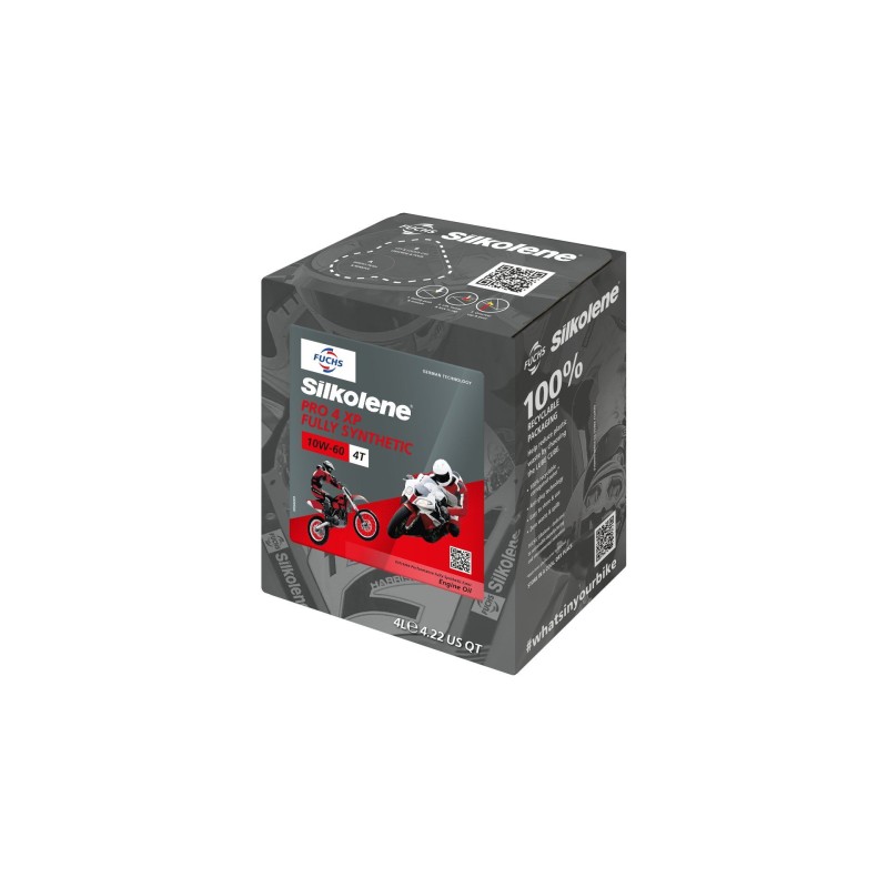 SILKOLENE FUCHS OLEJ SILNIKOWY 100% SYNTETYCZNY ESTER PRO 4 XP 10W60 4L