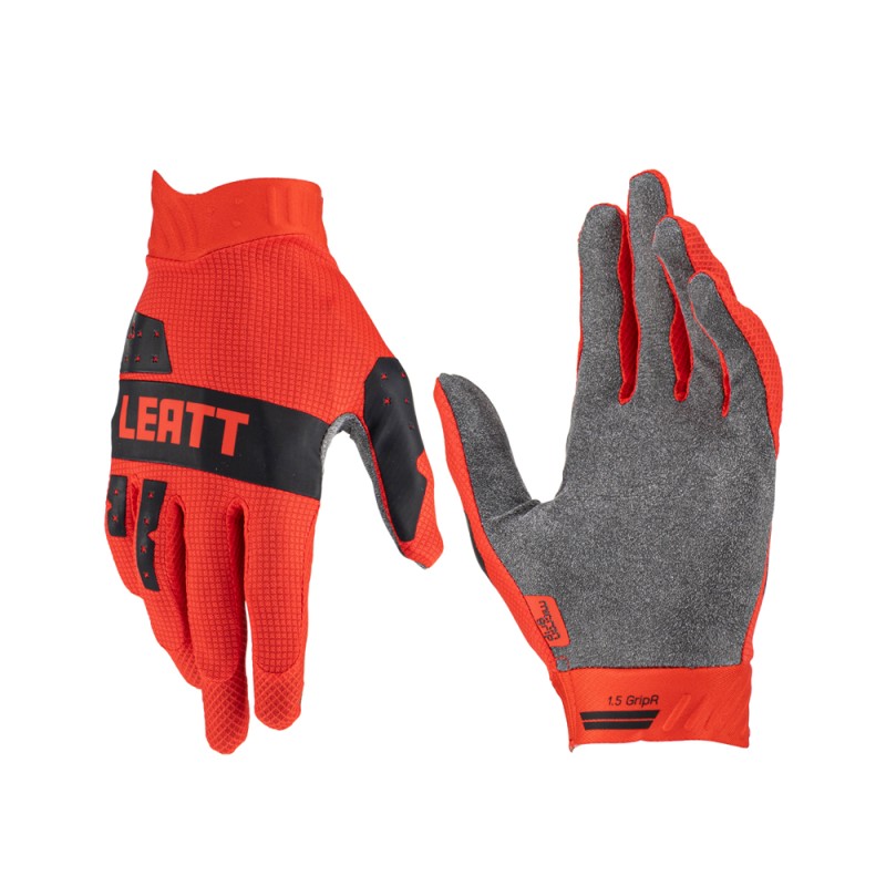 Rękawice motocyklowe LEATT 1.5 GripR Glove Red - Rozmiar M