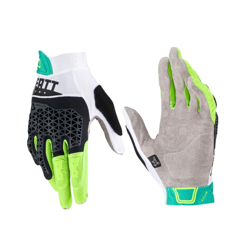 Rękawice rowerowe Leatt MTB 4.0 Lite Glove Jade czarno-zielono-białe rozmiar M