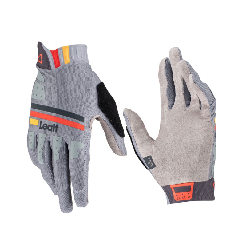 Rękawice rowerowe Leatt MTB 2.0 X-Flow Glove Titanium szare rozmiar S