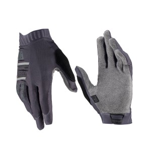 Rękawice rowerowe MTB Leatt 1.0 GripR Glove Stealth - Grafitowy rozmiar S