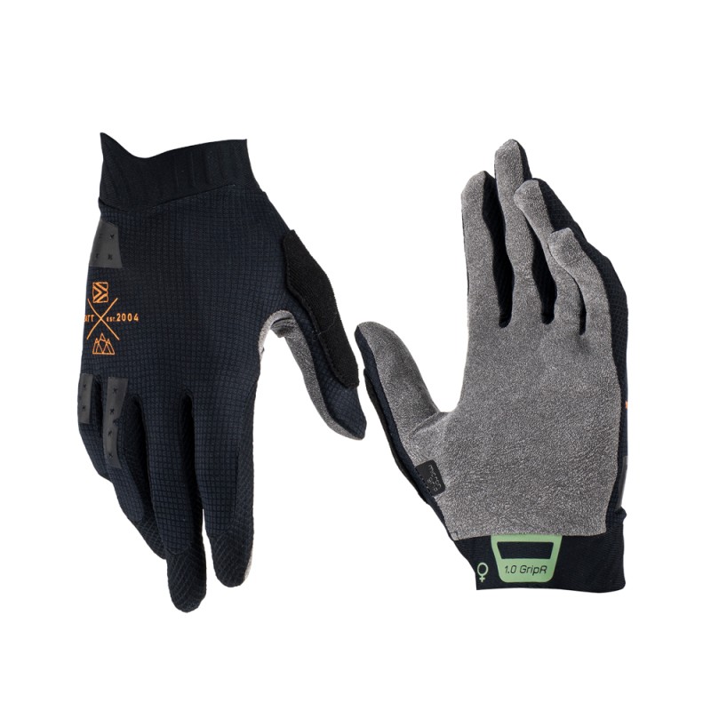Rękawice rowerowe damskie MTB 1.0 GripR Glove Stealth czarne rozmiar L