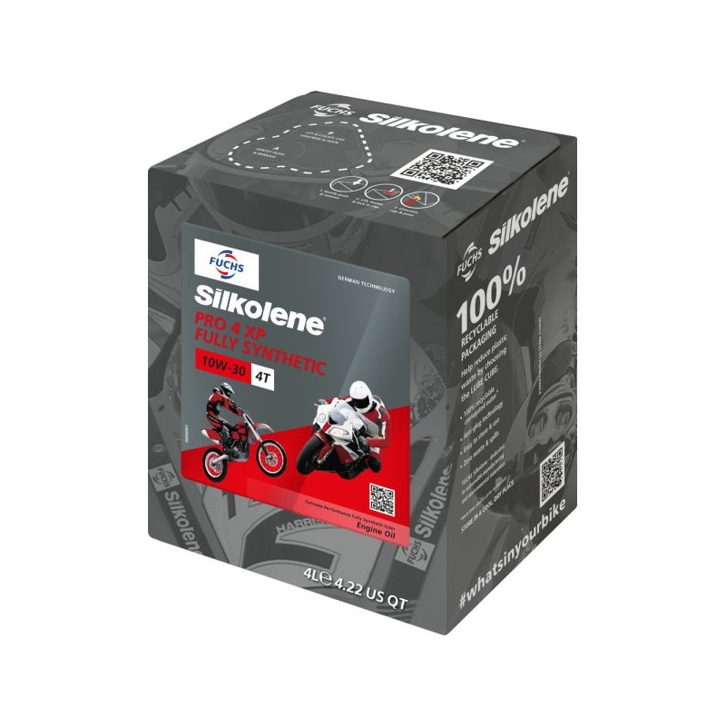 SILKOLENE FUCHS OLEJ SILNIKOWY 100% SYNTETYCZNY ESTER PRO 4 XP 10W30 4L