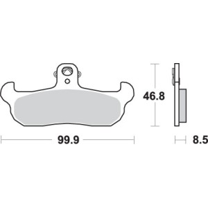 Klocki hamulcowe SBS KH134 Off-Road Sinter - Kolor Złoty