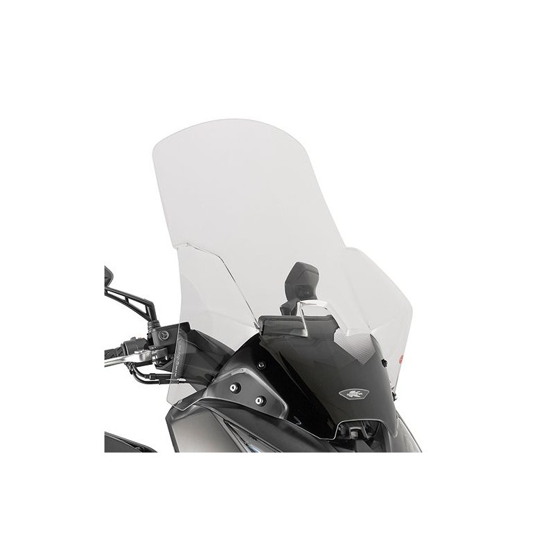 KAPPA 2025/07 SZYBA KYMCO DOWNTOWN 350 GT '24-'25 PRZEZROCZYSTA (78,5 X 59 CM) - POTRZEBNE MOCOWANIE D6126KIT