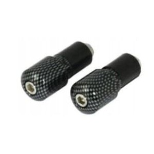 Końcówki kierownicy 17,5 mm kolor carbon - V PARTS (VICMA) (617CF)
