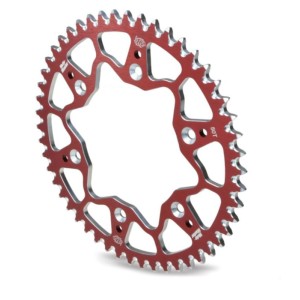 Zębatka tylna aluminiowa do KTM/Husqvarna/Husaberg/GasGas - kolor czerwony