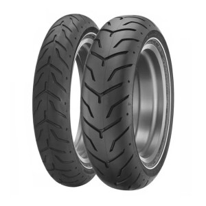 dunlop opona 130/80b17 d408 65h tl przód sw wąski biały pas harley-davidson dot 01-25/2023