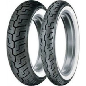 Opona Dunlop 150/80B16 D401 71H TL Tył Biały Bok Harley-Davidson
