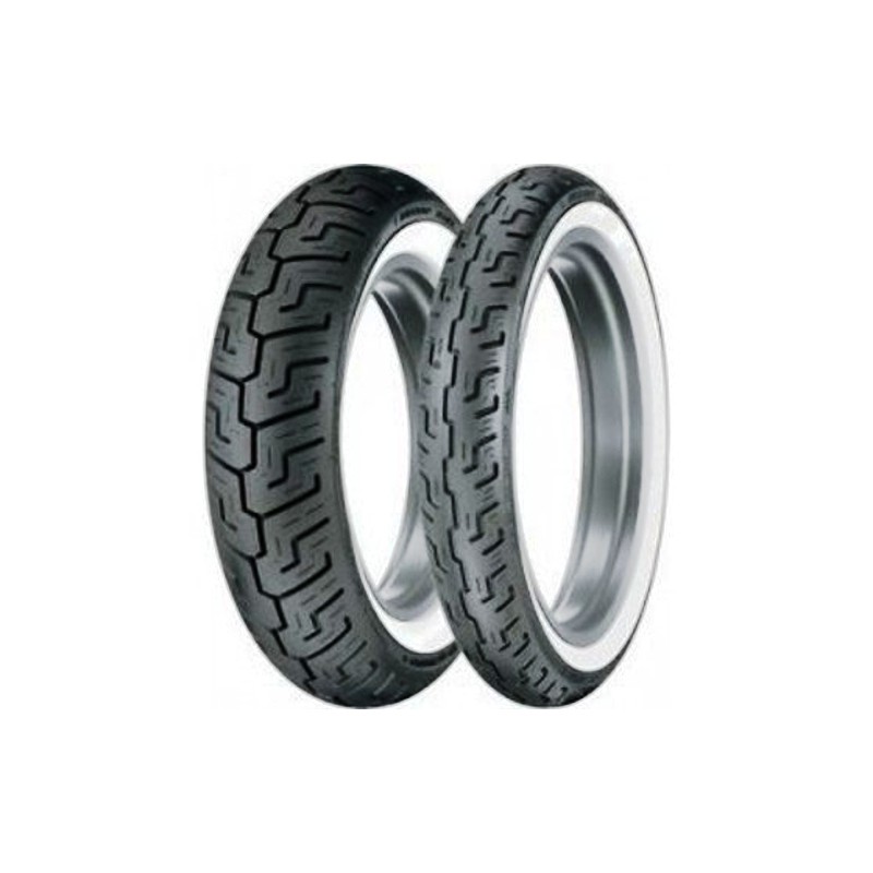 Opona Dunlop 150/80B16 D401 71H TL Tył Biały Bok Harley-Davidson