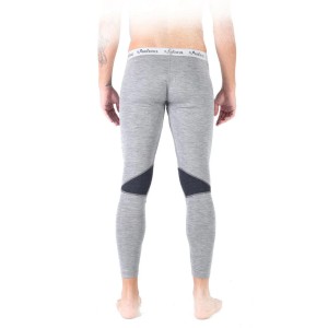 WOOLONA PATCH Bielizna Termoaktywna Męska (Spodnie) Szary XL